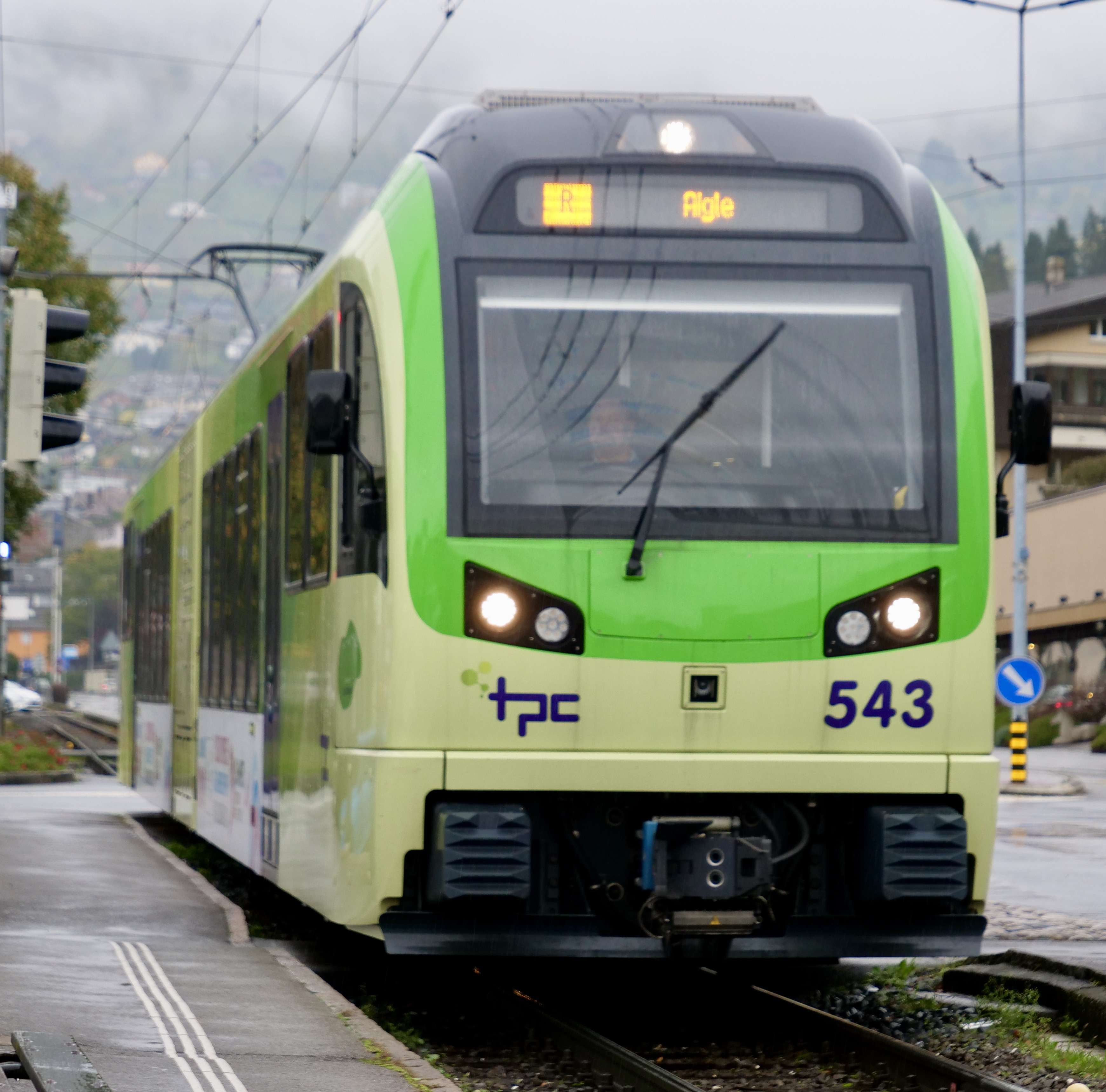 Interruption du trafic ferroviaire de dimanche soir à mardi soir entre Monthey-ville et Aigle